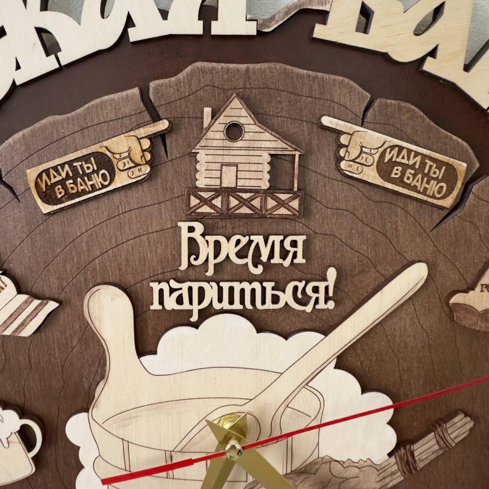Настенные часы для бани фото-5